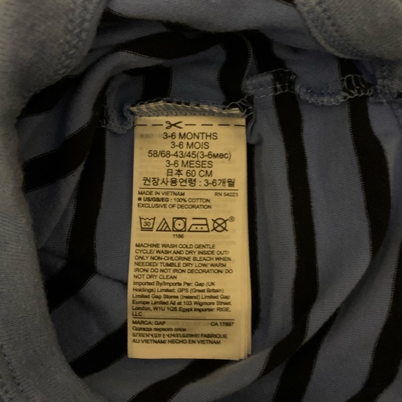 Baby Gap baby girl blue play outfit - Picture 6 of 6